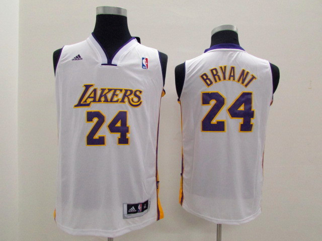 Kobe Bryant 24, L.A. Lakers [New Blanca] -NIÑOS - Haga click en la imagen para cerrar